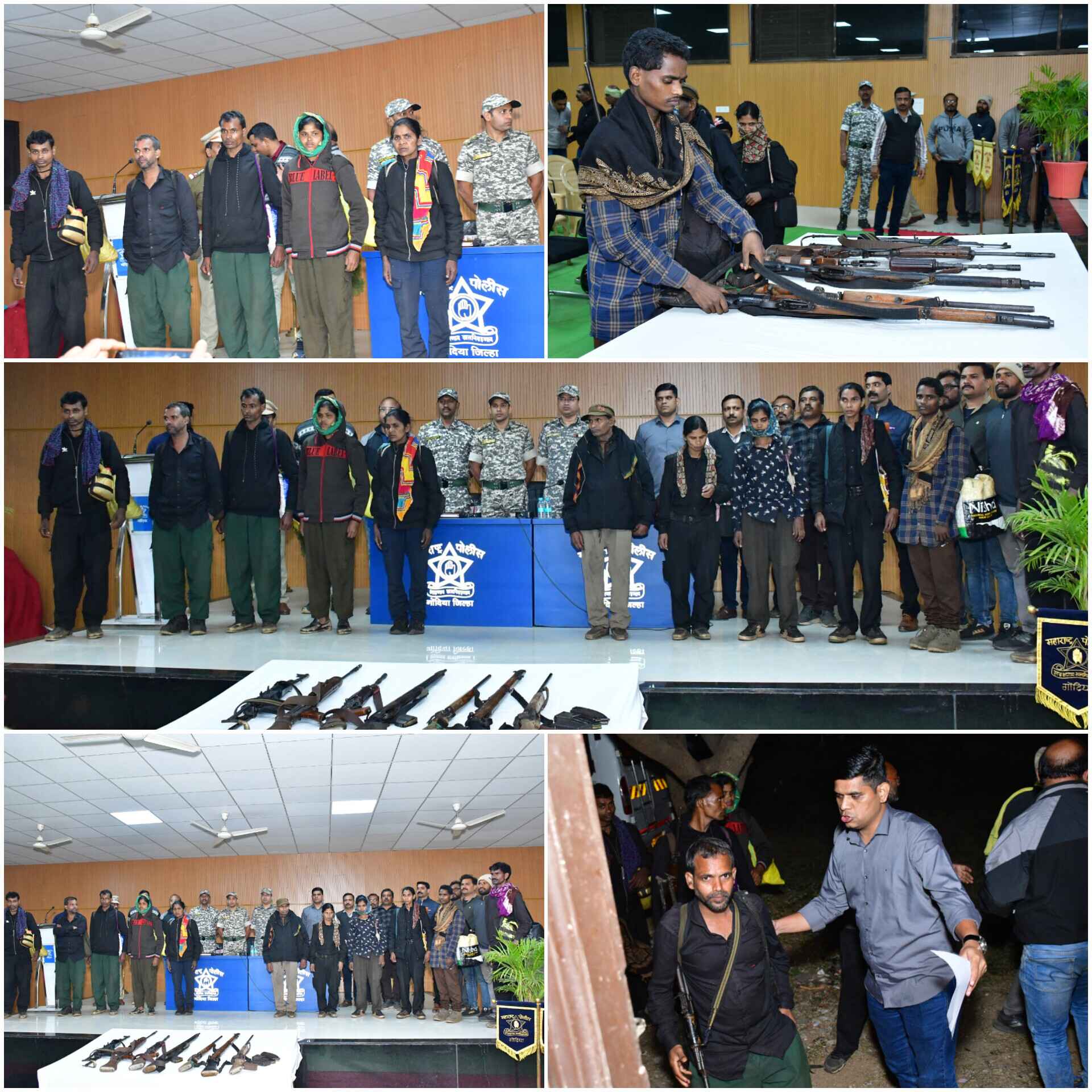 11 नक्षल्यांचे गोंदिया पोलिसांसमोर आत्मसमर्णण ; पोलिसांचे मोठे यश…