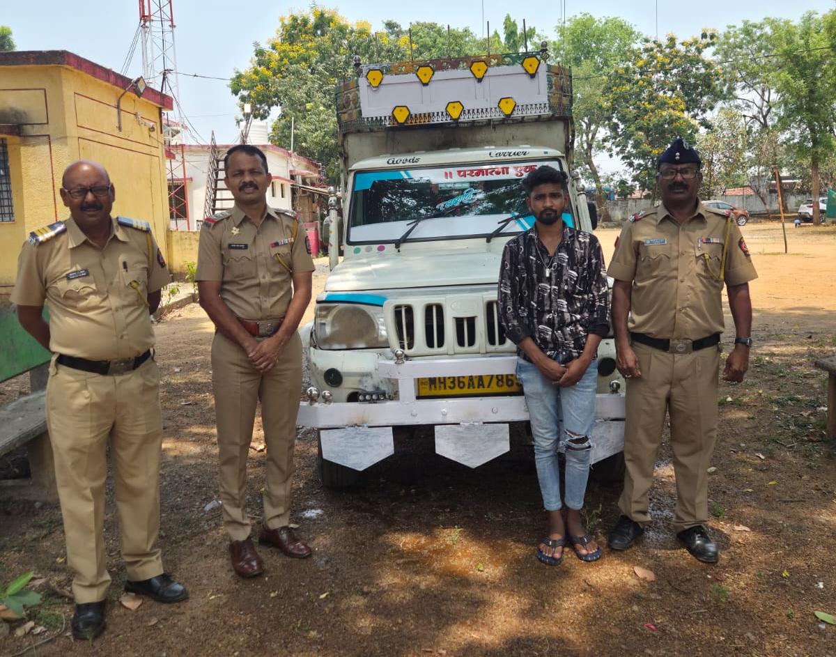 अवैध जनावरे वाहतूक करणारा ट्रक चिचगड पोलिसांच्या ताब्यात…
