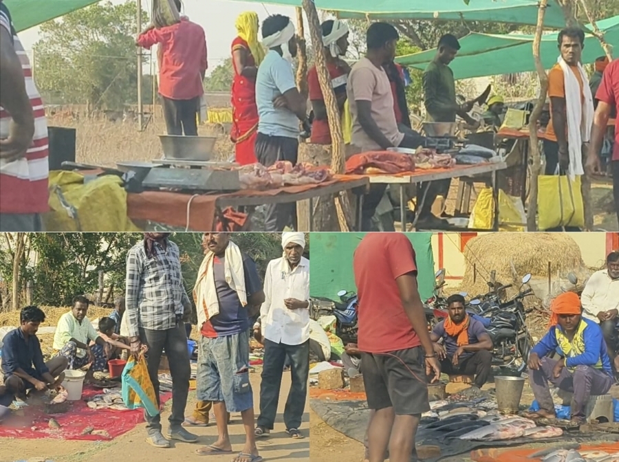 अस्वच्छता – घाण व दुर्गंधीचा सामणा ; कोकडी येथील मटन मार्केटमुळे नागरिकांचे आरोग्य धोक्यात..