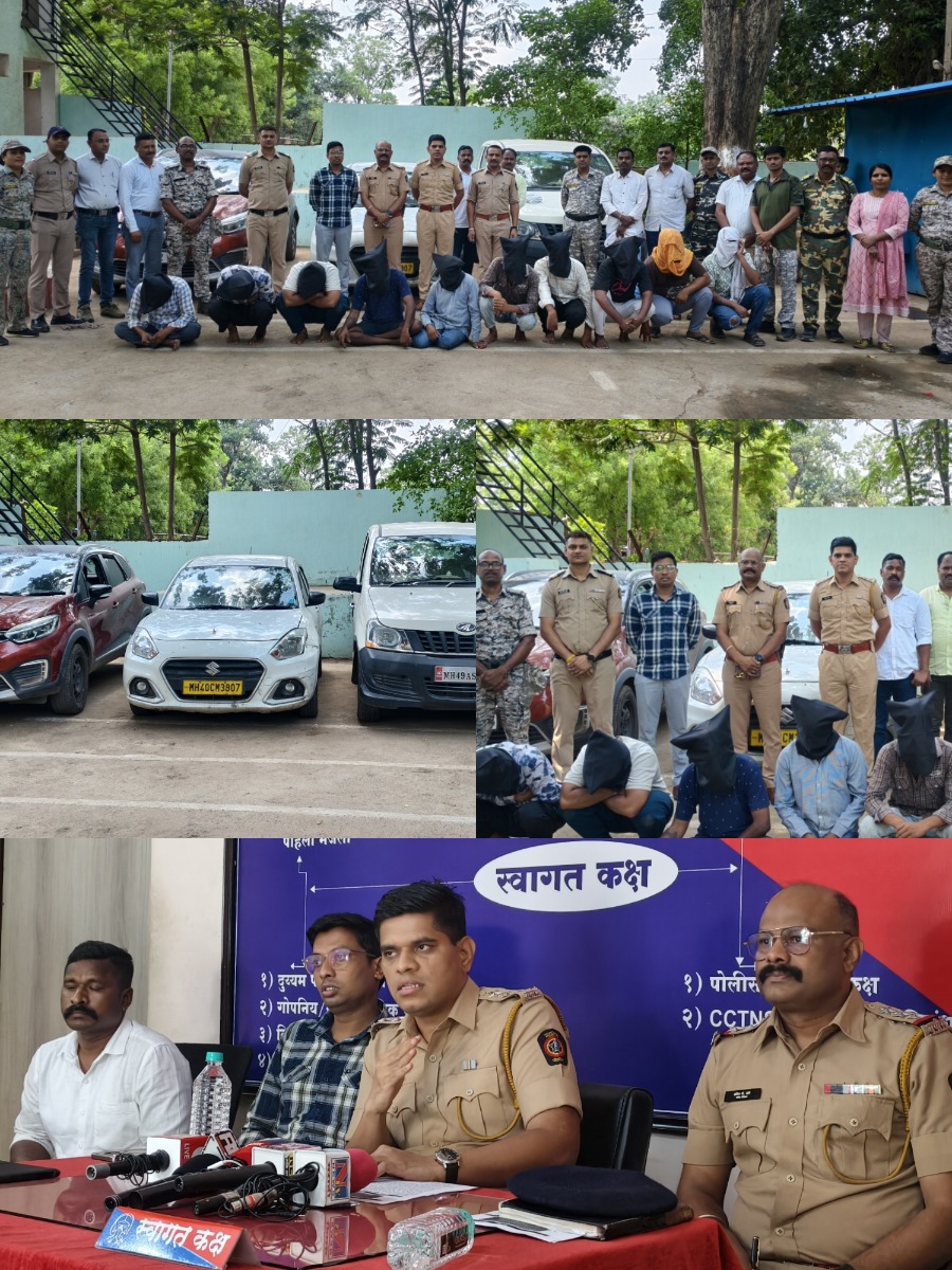 देवरी पुलिस की बड़ी कामयाबी: घर में घुसकर चोरी का प्रयास करने वाले 10 आरोपी गिरफ्तार, 15 लाख के तीन चार पहिया वाहन जब्त