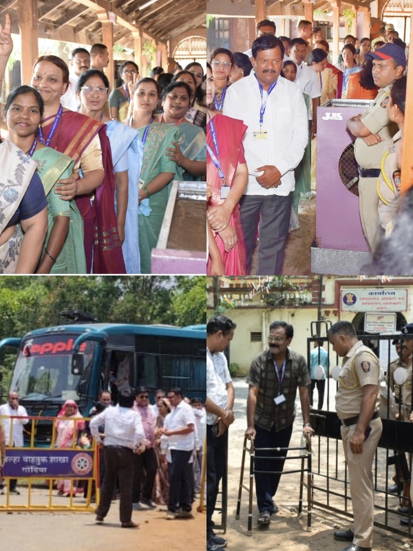 भंडारा-गोंदिया स्थानिक प्राधिकारी मतदारसंघात 100% टक्के मतदान